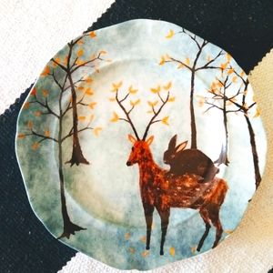 Anthropologie Escape Artists Plate